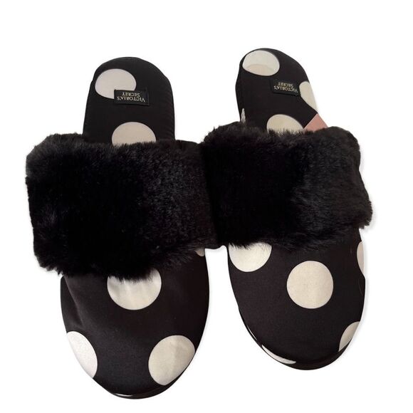 NWT Vintage Victoria's Secret Satin Slippers - Picture 2 of 6
